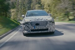 Following initial sketches, the new Audi A2 e-tron now shows its true form in camouflage wrap during test drives on ice and snow in northern Sweden and in the wind tunnel