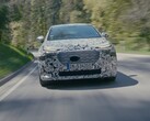 Following initial sketches, the new Audi A2 e-tron now shows its true form in camouflage wrap during test drives on ice and snow in northern Sweden and in the wind tunnel
