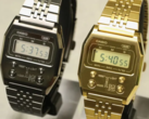 The Casio Vintage A1100GGV-8 (in silver) and A1100GV-9 (in gold). (Image source: @geesgshock on Instagram)