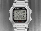 The Casio W-800HD-1AV watch (pictured) has a stainless steel strap. (Image source: Casio, edited)