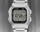 The Casio W-800HD-1AV watch (pictured) has a stainless steel strap. (Image source: Casio, edited)
