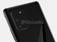 The Galaxy S10 Lite in render form. (Source: OnLeaks)