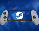 GameNative can run Steam games with DRM natively on Android (Image source: GameSir and Steam - edited)
