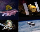 Pictured are JWST, Hubble, Chandra, and Swift space telescopes (Image source: NASA; edited)