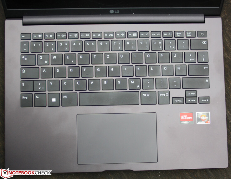 The keyboard deck exhibits significant flex in the middle, diminishing the laptop's quality feel.
