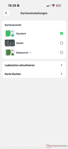 Card settings