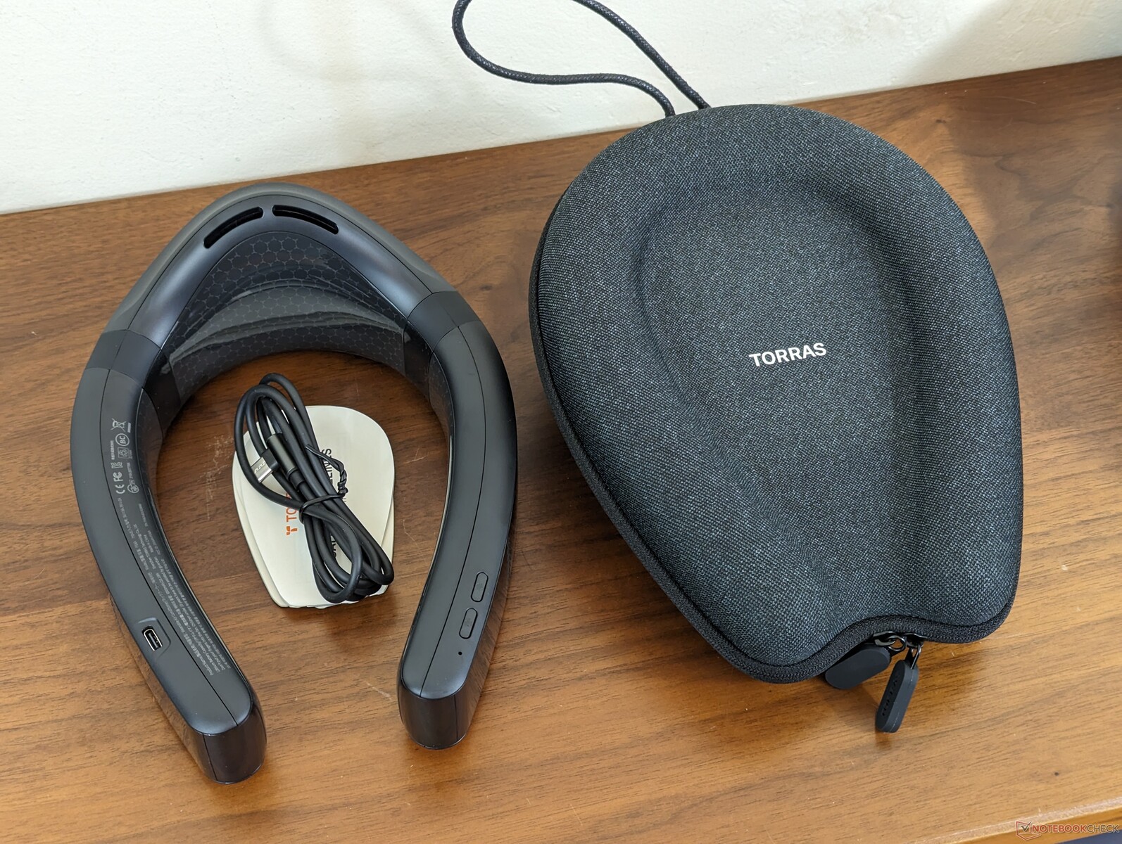 Torras Coolify Cyber is an AI-powered neck fan with air