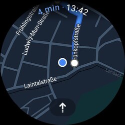 Google Maps runs smoothly on the Galaxy Watch6