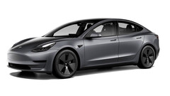 This Model 3 silver color was offered for free to boost sales in China (image: Tesla)