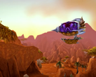 A screengrab of a Zeppelin from the Turtle WoW website