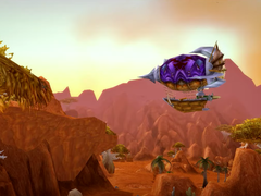 A screengrab of a Zeppelin from the Turtle WoW website