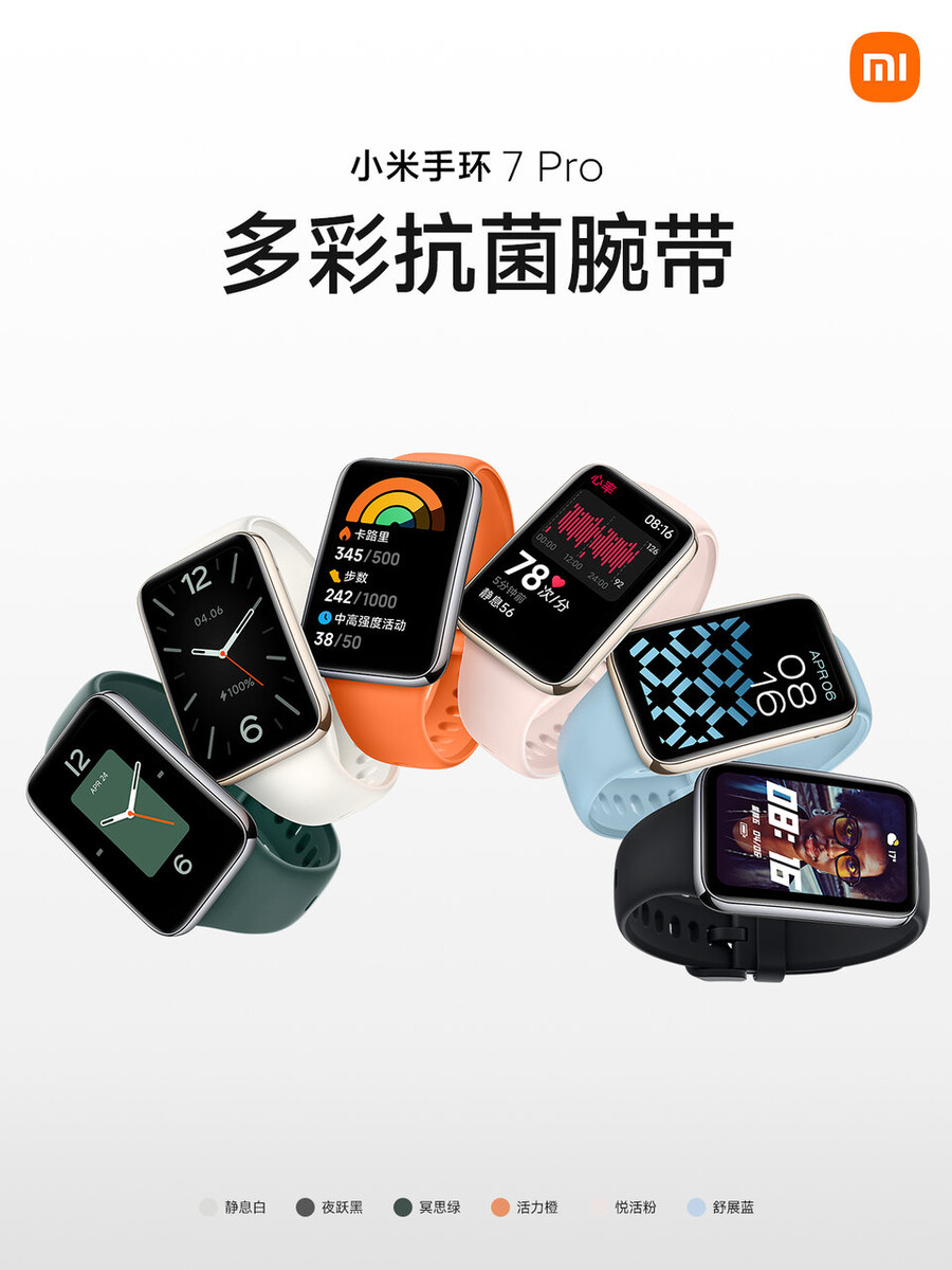 Xiaomi Smart Band 7 Pro with mega display and GPS presented