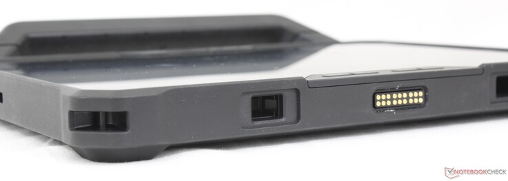 Bottom: Docking pins