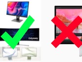 The Studio Display offers a decent display but poor value. If you need a webcam, microphone and speakers, you should buy those separately. (Image source: various - edited)