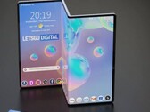 Early renders of what the Galaxy Z Tab could look like. (Source: LetsGoDigital)
