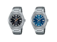 From left to right, Casio Edifice EFB-109D-1AVEF and EFB-109D-2AVEF. (Image source: Casio UK)