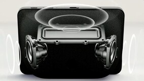 Audio comes from two side-firing tweeters and a passive woofer (Image Source: Amazon)