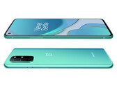 The OnePlus 8T has a flat screen and thinner bezels than its predecessor. (Image source: JD.com via @Sudhanshu1414)