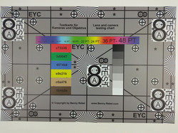 Picture taken of reference card