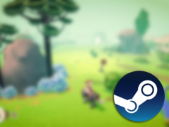 Gaucho and the Grassland has a demo available on Steam as well, if you want to try the game out before buying it. Pictured - A blurred screenshot from the dev build of the game, with the Steam logo overlaid on top. (Image source: Steam - Edited)