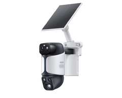A motorised beam locks onto detected people at three to eight metres and can keep pace with a vehicle at about 30 km/h.