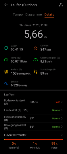 Band 4e running protocol