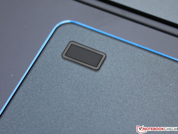MSI has also integrated a fingerprint reader into the top left corner of the trackpad.