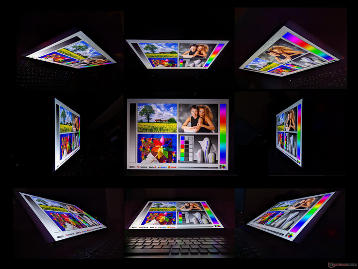 Mini-LED does not suffer from the contrast degradation of IPS or rainbow effect of OLED for some of the best viewing angles we've seen on a laptop