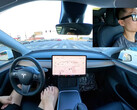 Ride share drivers often use Tesla's FSD mode (Image source: Justin Yoon/YT)