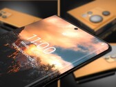 The Samsung Galaxy S23 Ultra fan-made concept device features considerably curvy sides. (Image source: @technizoconcept - edited)