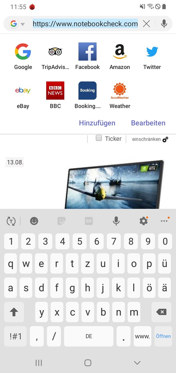 samsung a10 keyboard