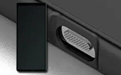 The potential Mark IV model of the Sony Xperia 1 has dropped the Google Assistant button. (Image source: Sony/Weibo - edited)