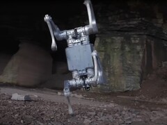 The Unitree A2 Stellar Hunter can not only dance but also carry up to 66 lbs on its back. (Image source: Untitree via YouTube) 