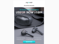The Aipower T18NC earbuds. (Source: Aipower)
