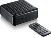 Beebox J4205 comes equipped with a remote control and can act as a media center. (Source: ASRock)