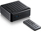 Beebox J4205 comes equipped with a remote control and can act as a media center. (Source: ASRock)