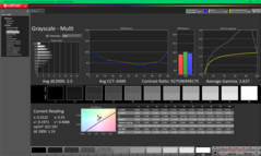 Grayscale before calibration