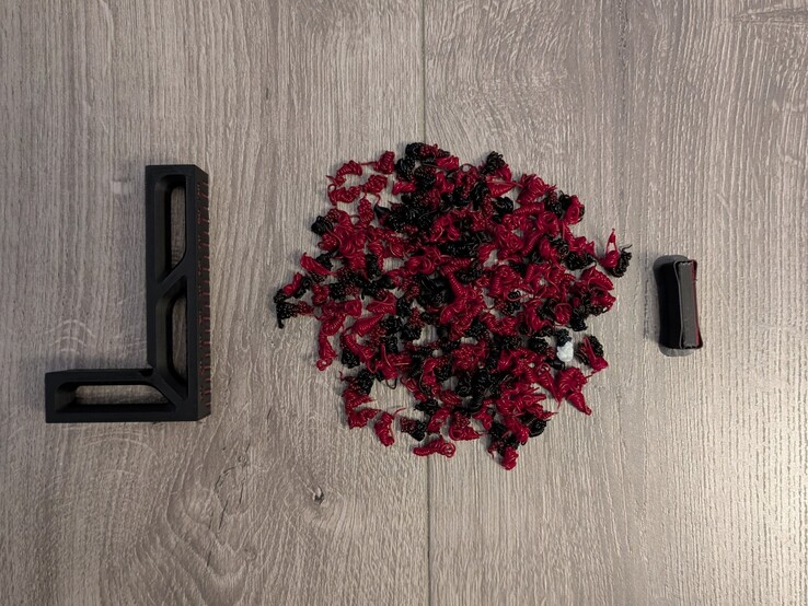 Mini Square tool, purge waste, and prime tower.