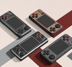 The Miyoo A30 will be available in various colours, all with black and red XYBA buttons. (Image source: Miyoo)