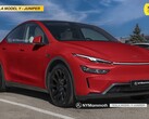 Model Y Juniper refresh concept render (Image source: NYMammoth/YT)