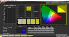 CalMAN Saturation Sweeps (profile: Vivid)