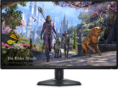 The Alienware 27-inch AW2725QF gaming monitor can run in either 4K or FHD modes.