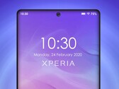 Could this represent the design of the Xperia 3, Xperia 6 or another upcoming Sony flagship smartphone? (Image source: LetsGoDigital)