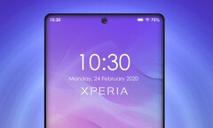 Could this represent the design of the Xperia 3, Xperia 6 or another upcoming Sony flagship smartphone? (Image source: LetsGoDigital)