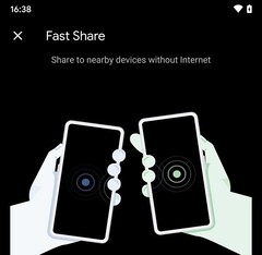 Fast Share may appear on Google Account-enabled devices soon. (Source: XDA)