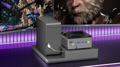 GMKtec NucBox K8 Plus has one OCuLink and two USB4 ports (Image source: GMKtec(