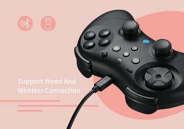 The Elves 2 Pro also has a wired mode with a 1,000Hz higher polling rate. (Image source: GuliKit)
