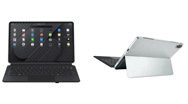 The Juno Tab 4 13'' has a more powerful processor but lacks an LTE modem.