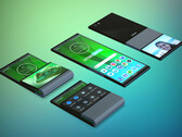 This Lenovo foldable concept features a dual display format. (Source: LetsGoDigital)