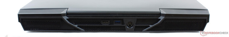 Rear: HDMI 2.0, USB 3.0, AC power